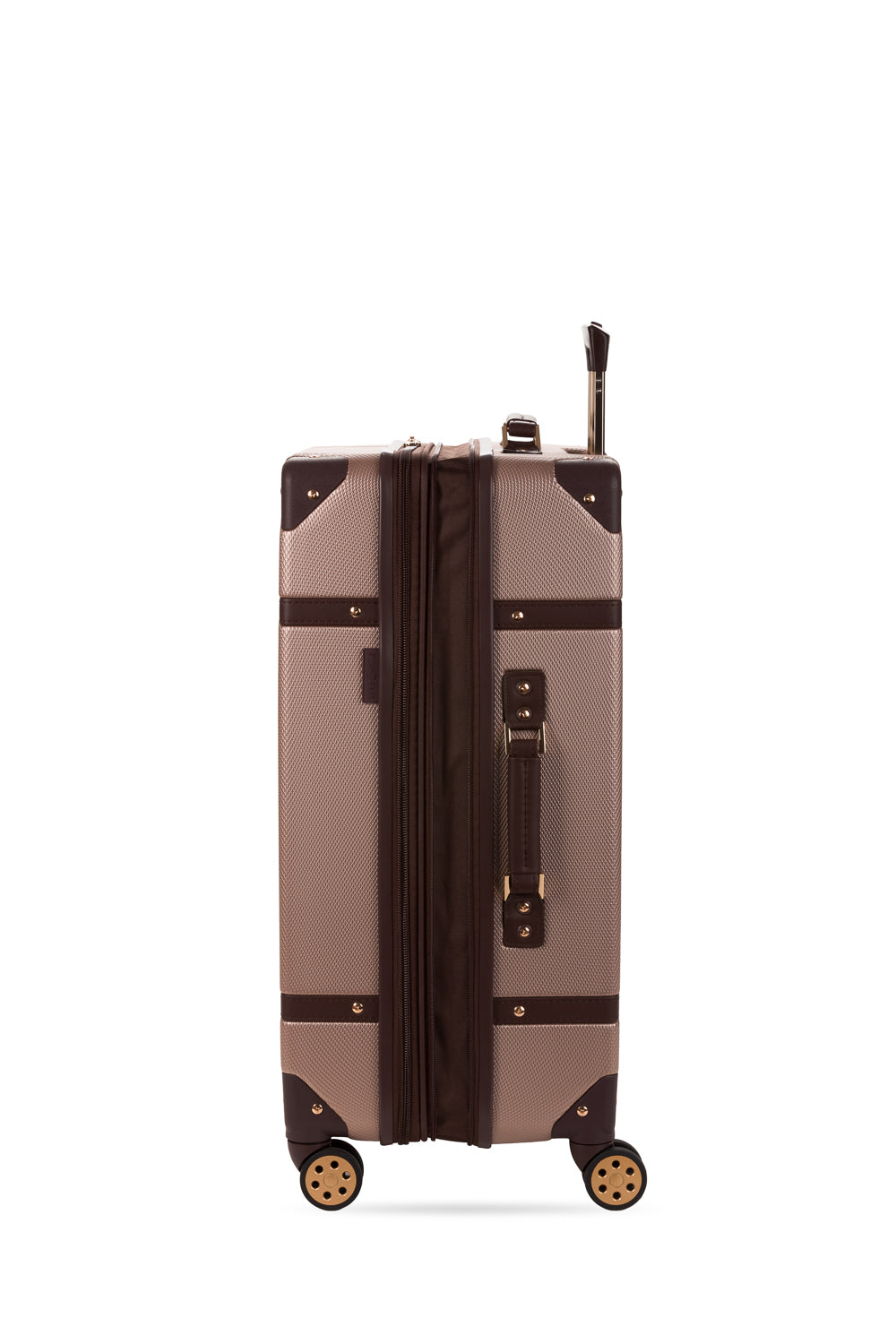 SWISSGEAR - Vintage Trunk Large Checked Spinner - Blush - 03