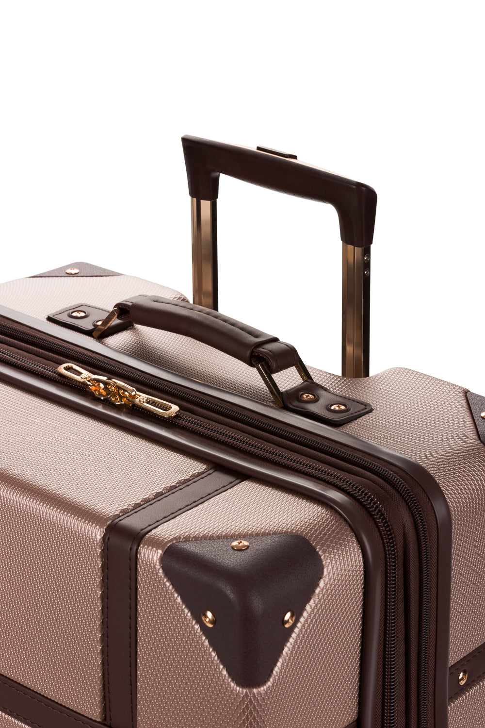 SWISSGEAR - Vintage Trunk Large Checked Spinner - Blush - 08