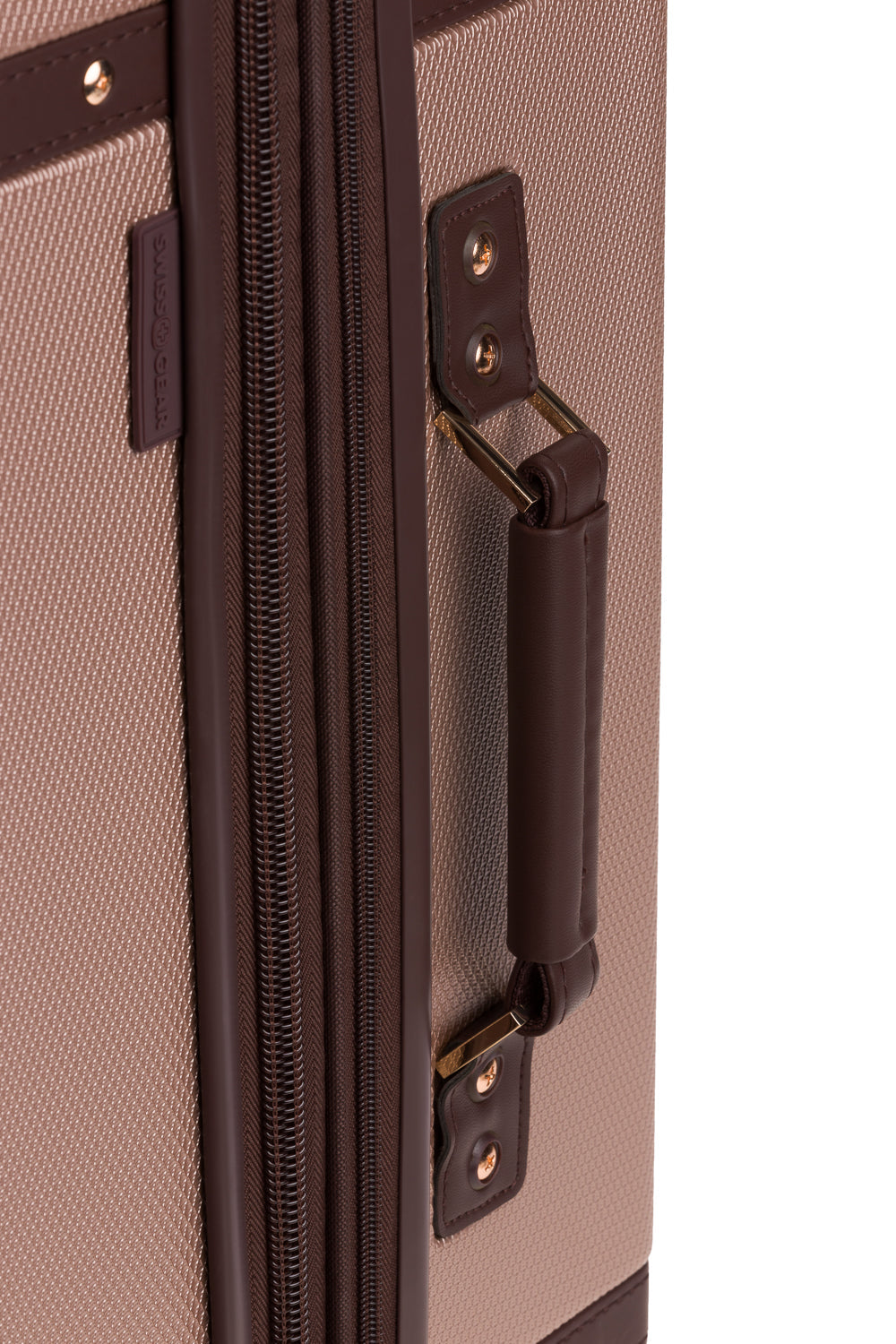 SWISSGEAR - Vintage Trunk Large Checked Spinner - Blush - 06