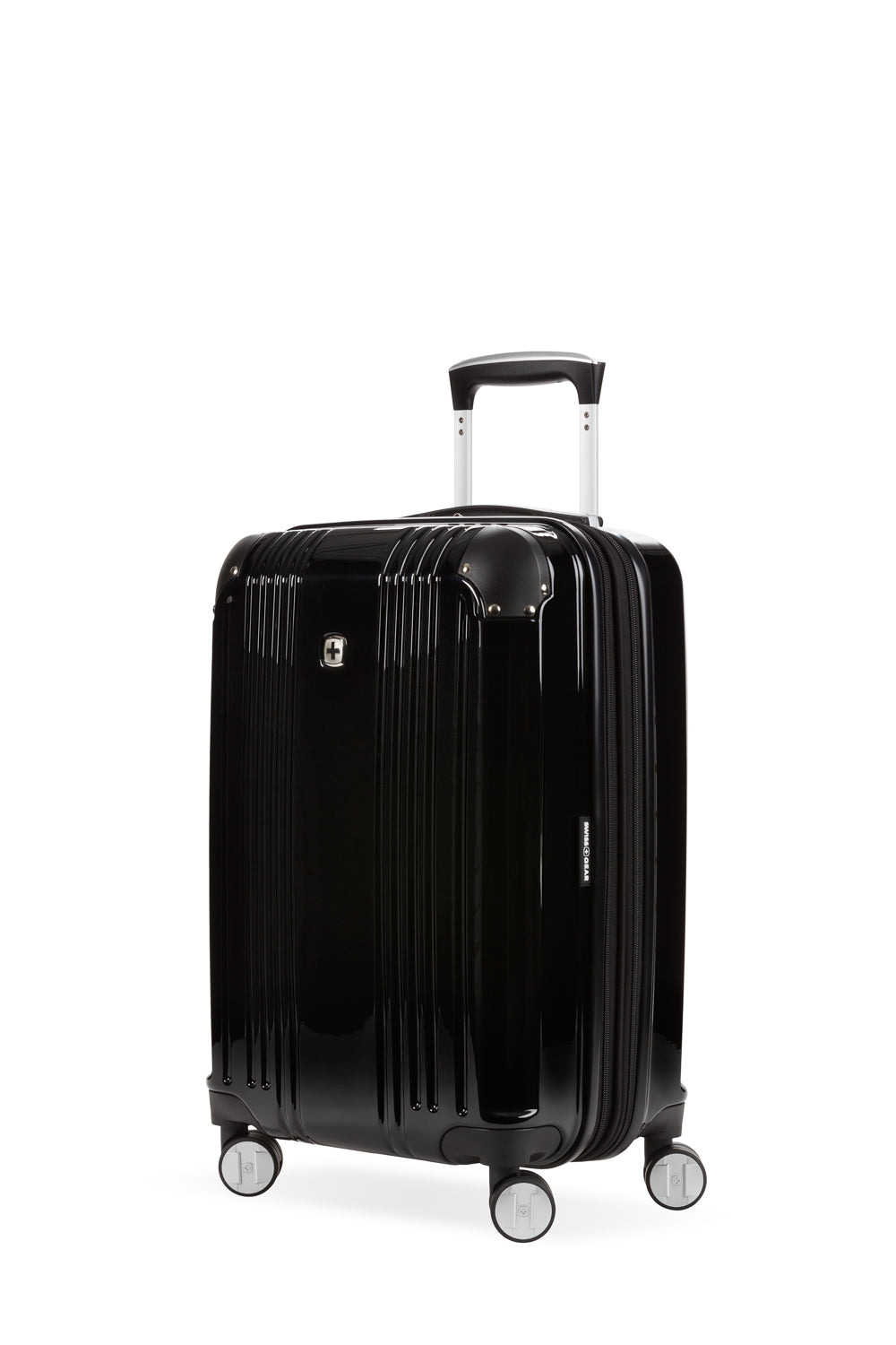 Swissgear 7786 20” Expandable Carry On Hardside Spinner Luggage - Black