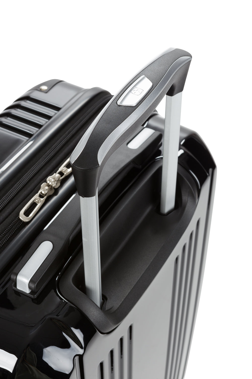 Swissgear 7786 20” Expandable Carry On Hardside Spinner Luggage Aluminum push-button locking retractable handle