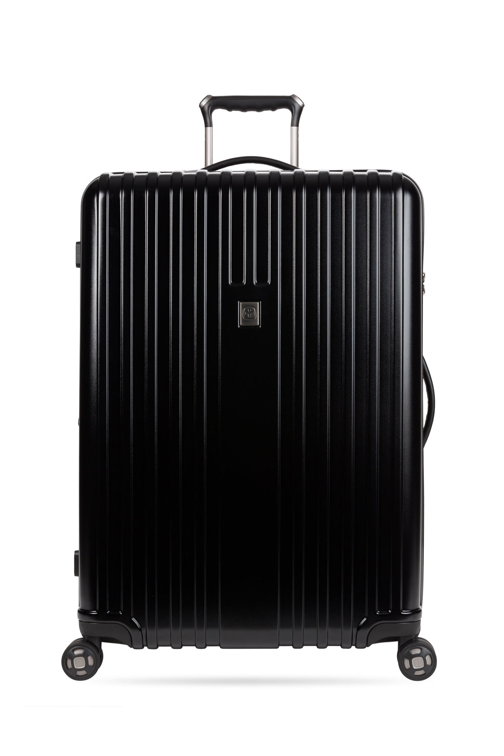 SWISSGEAR - Ridge Large Checked Spinner - Black - 03
