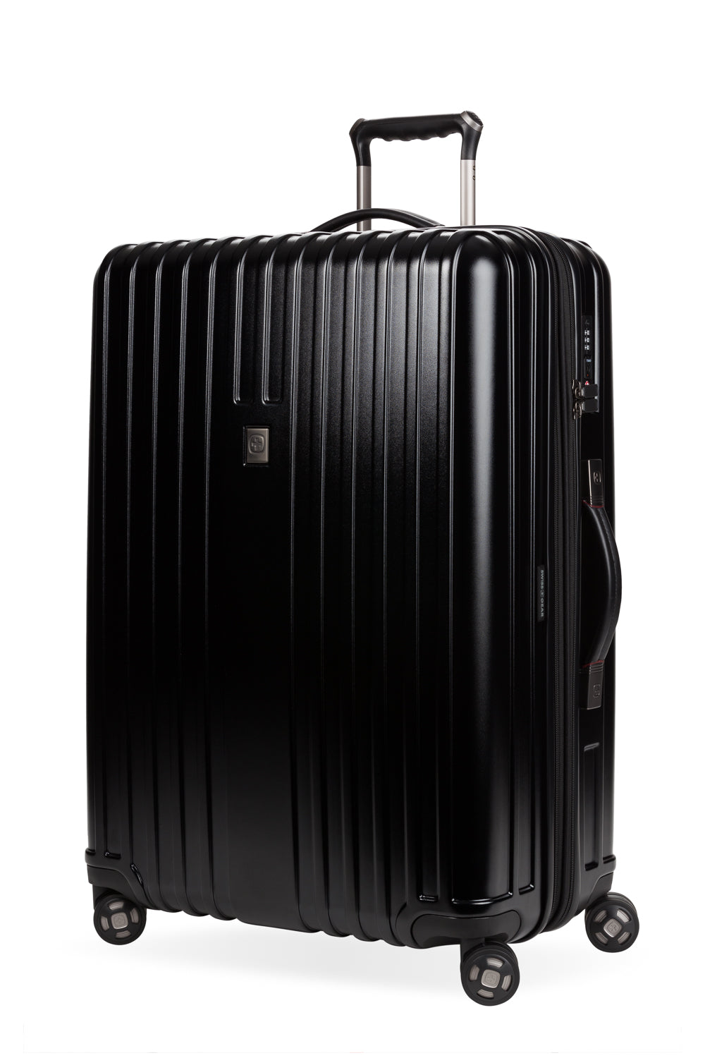 SWISSGEAR - Ridge Large Checked Spinner - Black - 01