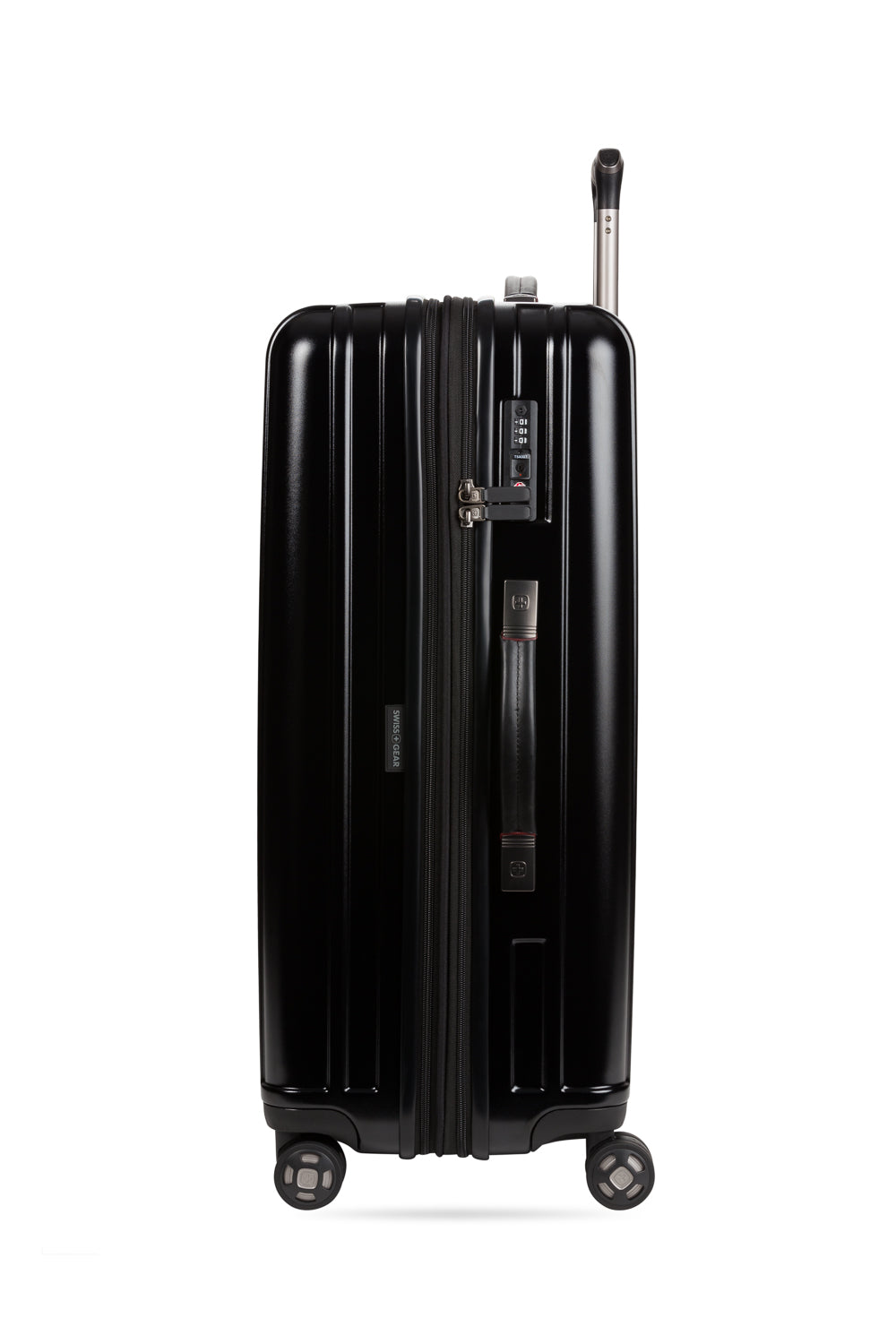 SWISSGEAR - Ridge Large Checked Spinner - Black - 04