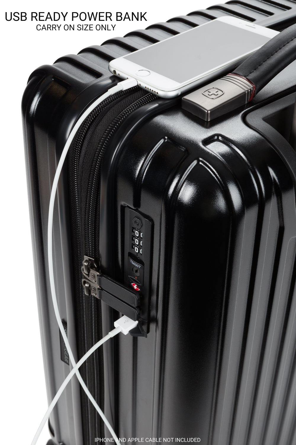 SWISSGEAR - Ridge 2-Piece Spinner Set - Black - 08