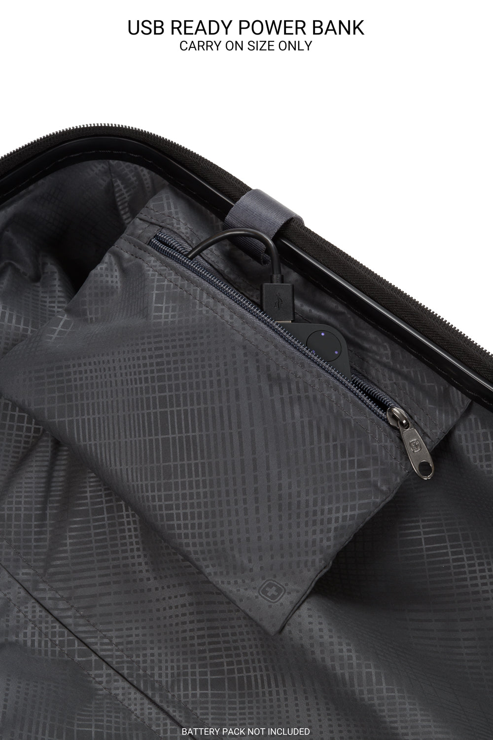 SWISSGEAR - Ridge 2-Piece Spinner Set - Black - 15