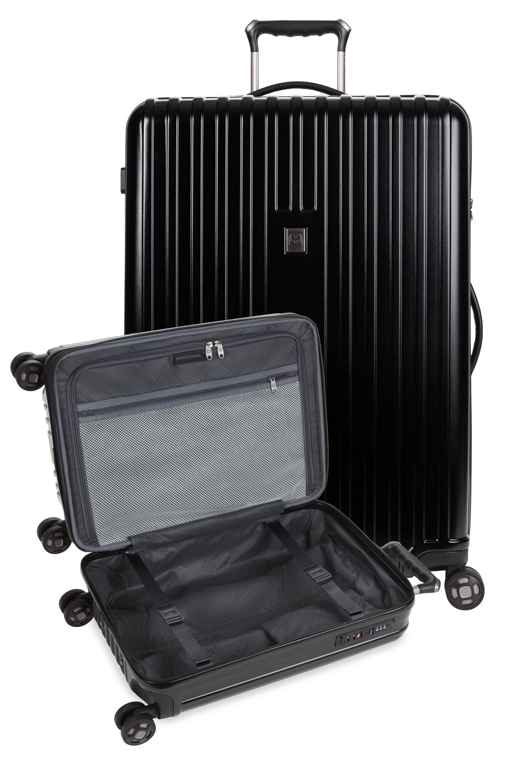 SWISSGEAR - Ridge 2-Piece Spinner Set - Black - 13