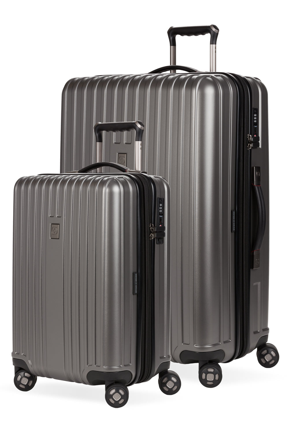 SWISSGEAR - Ridge 2-Piece Spinner Set - Gun Metal - 01