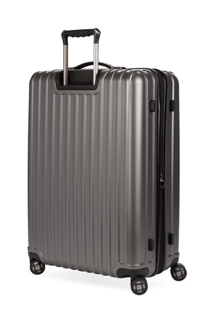 Swissgear 7910 Expandable 2pc Hardside Spinner Luggage Set - Extremely rugged, lightweight Polycarbonate split-case construction 