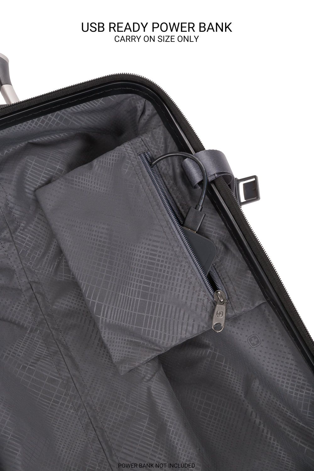 SWISSGEAR - Ridge 2-Piece Spinner Set - Gun Metal - 13