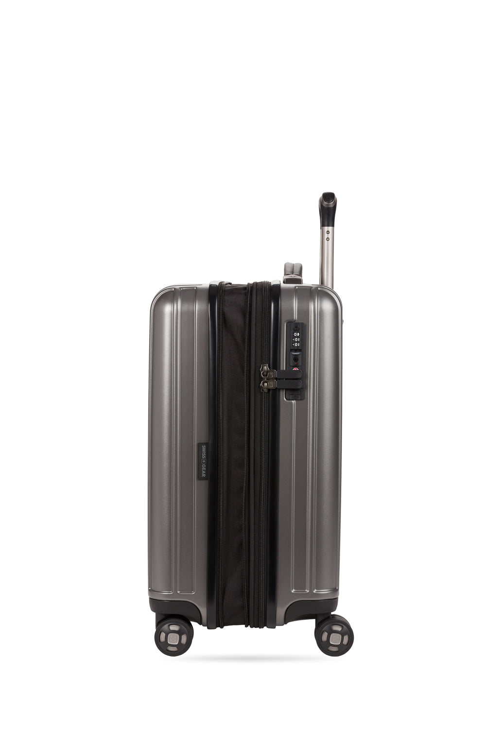 SWISSGEAR - Ridge Carry-On Spinner - Gun Metal - 05