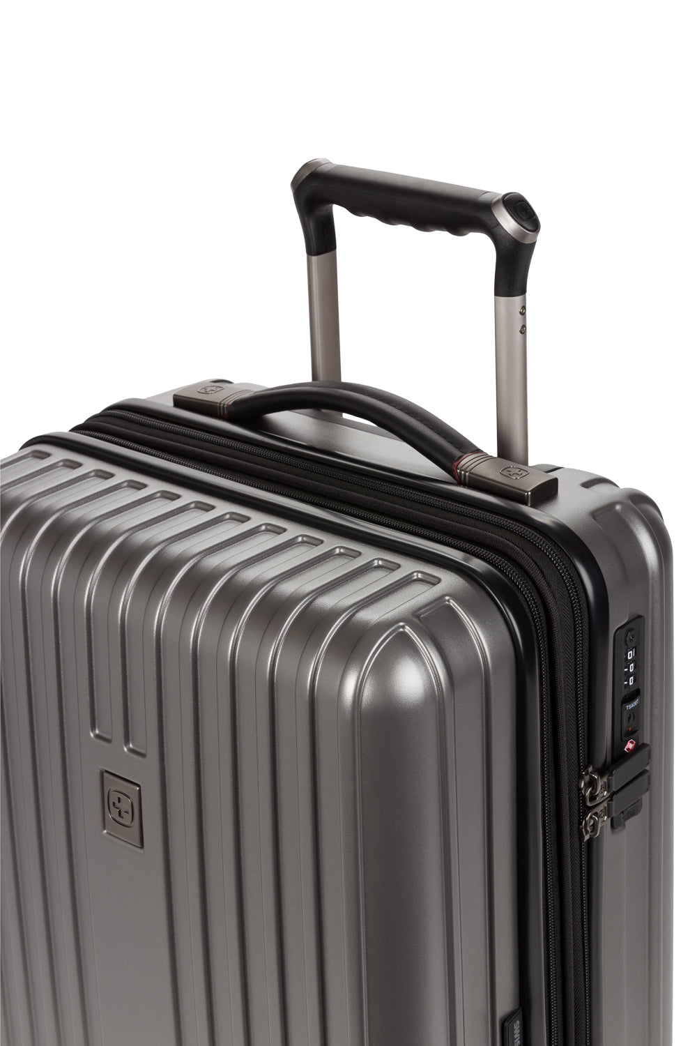 SWISSGEAR - Ridge Carry-On Spinner - Gun Metal - 09
