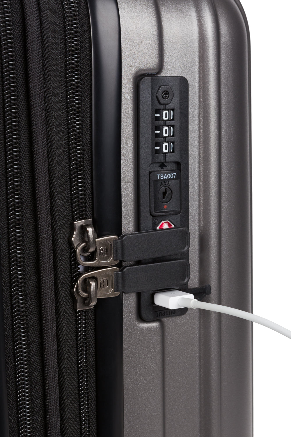 SWISSGEAR - Ridge Carry-On Spinner - Gun Metal - 07