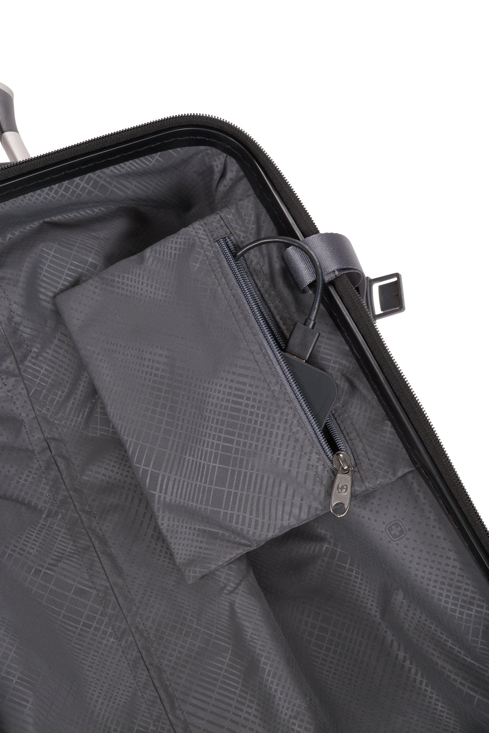 SWISSGEAR - Ridge Carry-On Spinner - Gun Metal - 13