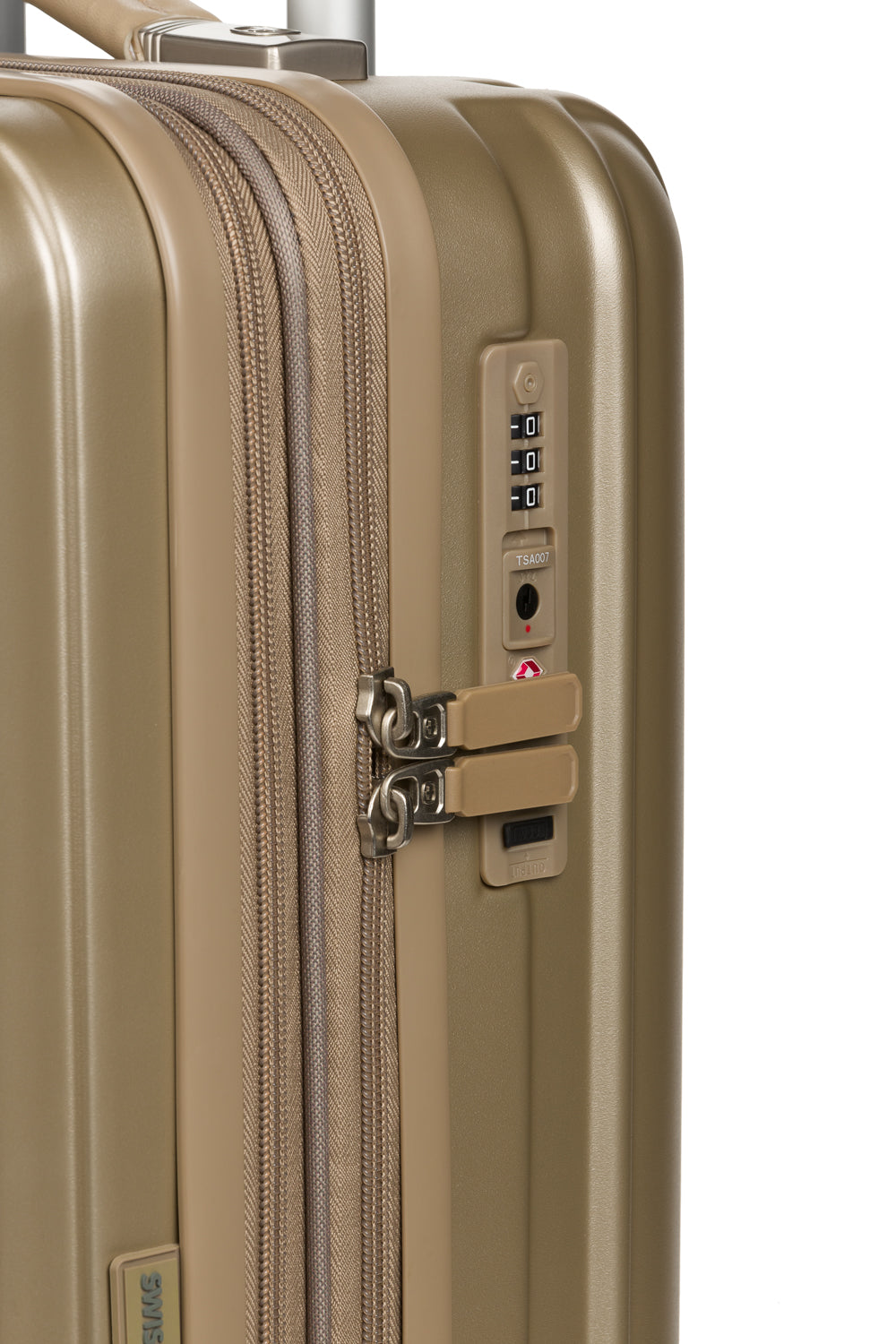 SWISSGEAR - Ridge Carry-On Spinner - Gold - 09