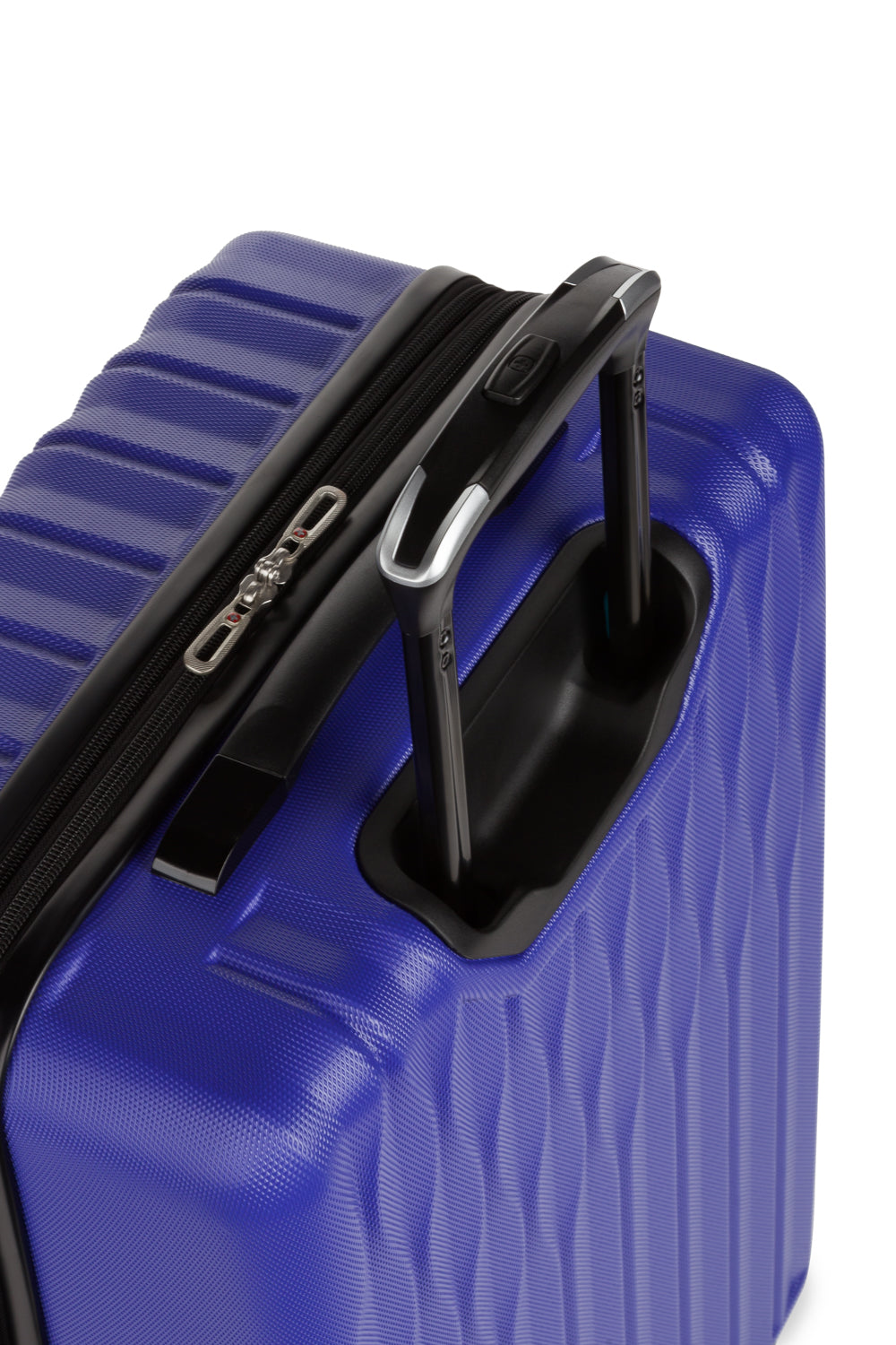 SWISSGEAR - Wave Medium Checked Spinner - Violet Blue - 10