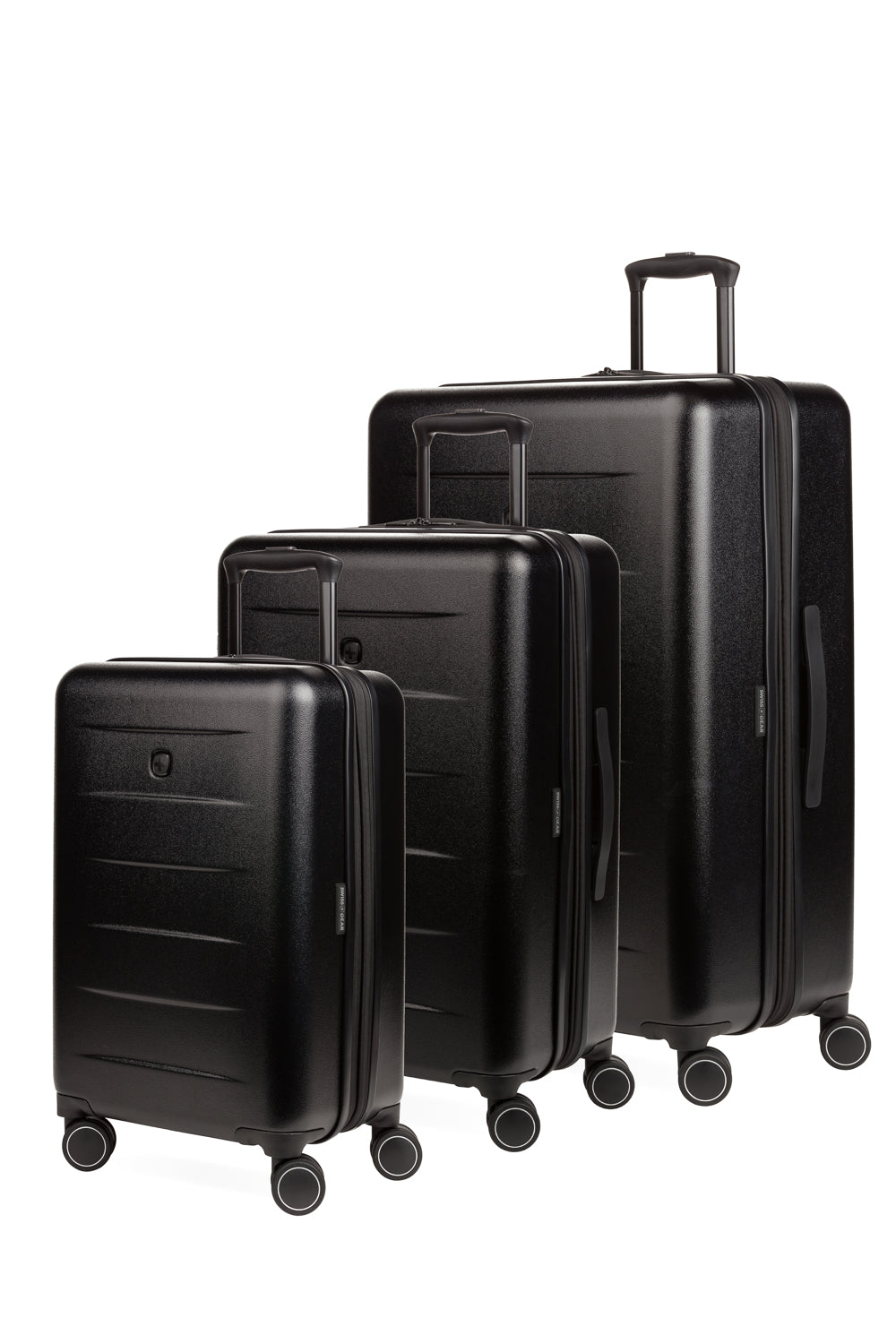 SWISSGEAR - Eclipse 3-Piece Spinner Set - Black - 01