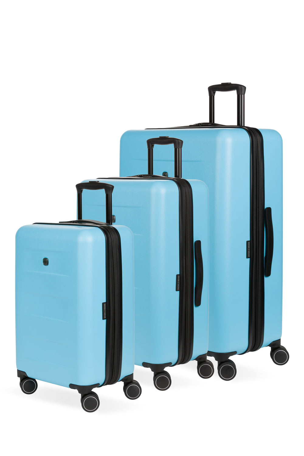 SWISSGEAR - Eclipse 3-Piece Spinner Set - Light Blue - 01