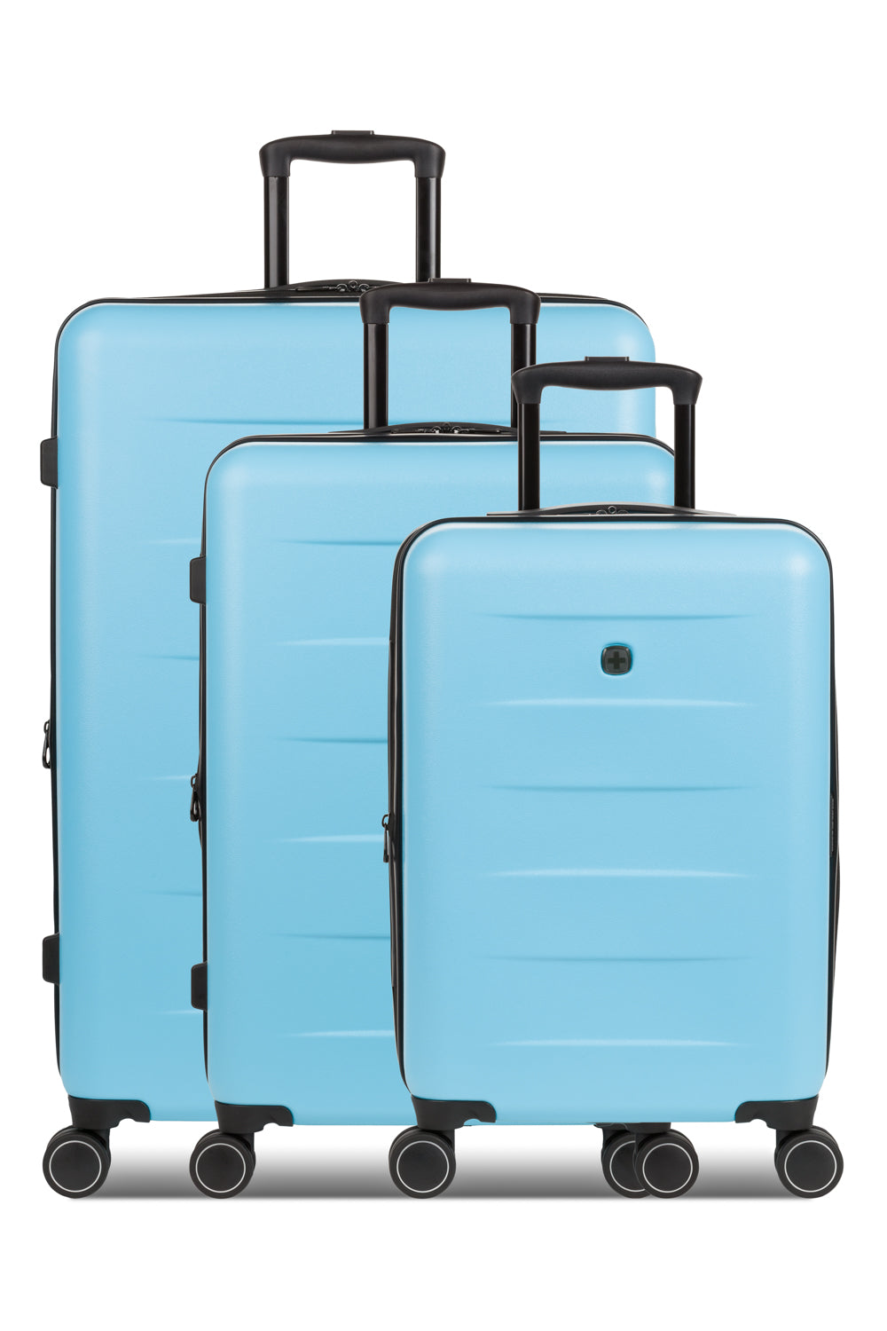 SWISSGEAR - Eclipse 3-Piece Spinner Set - Light Blue - 03