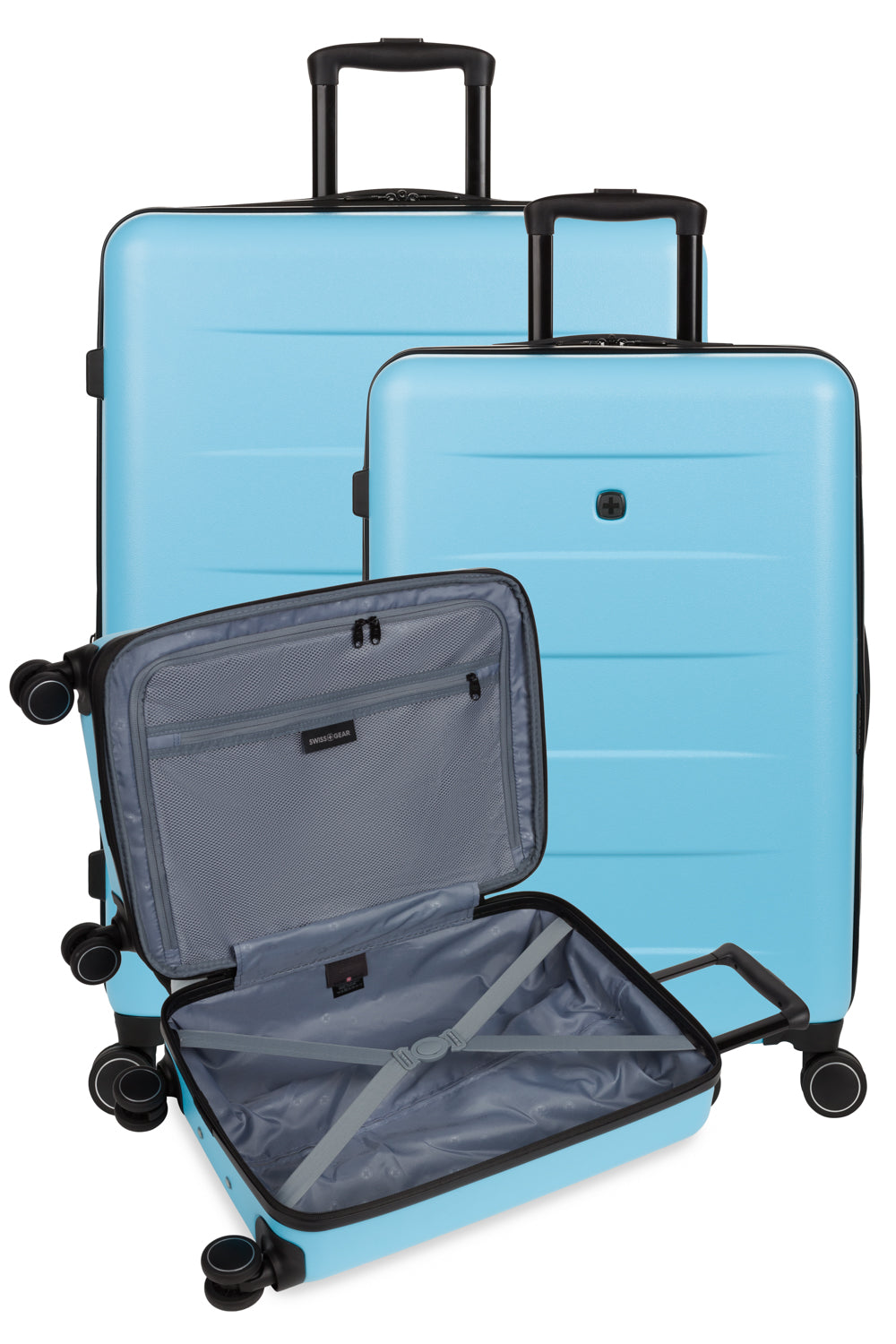 SWISSGEAR - Eclipse 3-Piece Spinner Set - Light Blue - 13