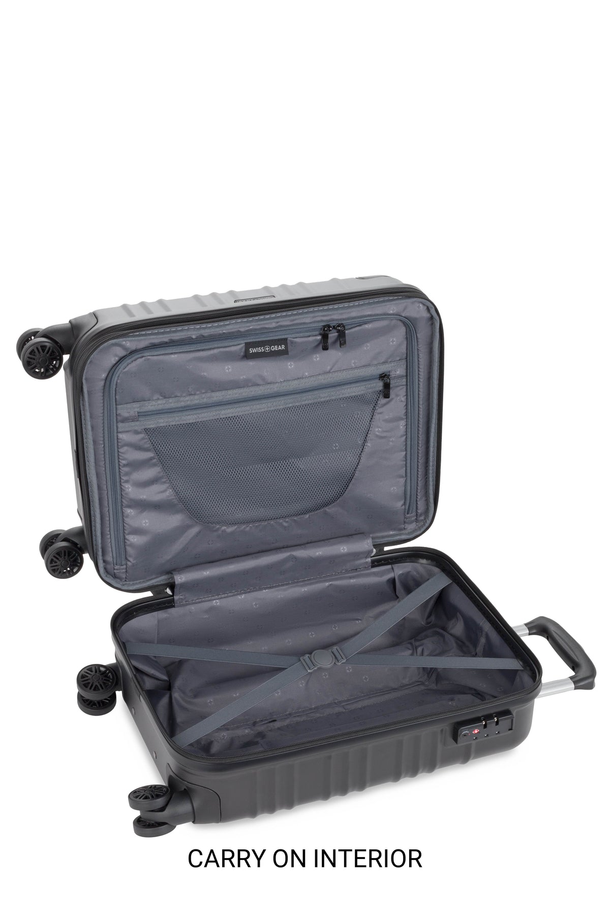 SWISSGEAR - Cascade II 3-Piece Spinner Set - (Copy) - Black - 05