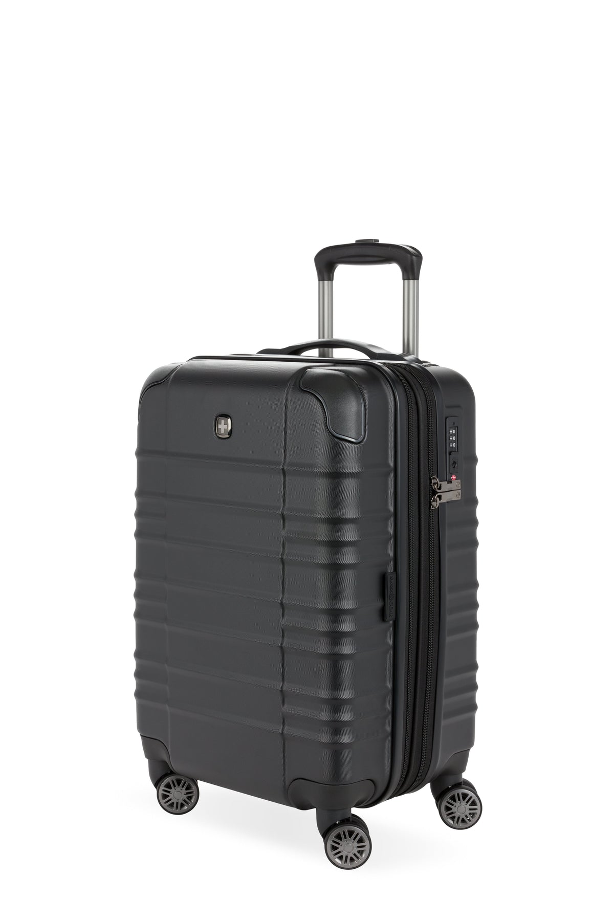 SWISSGEAR - Cascade II Carry On Spinner - Black - 01