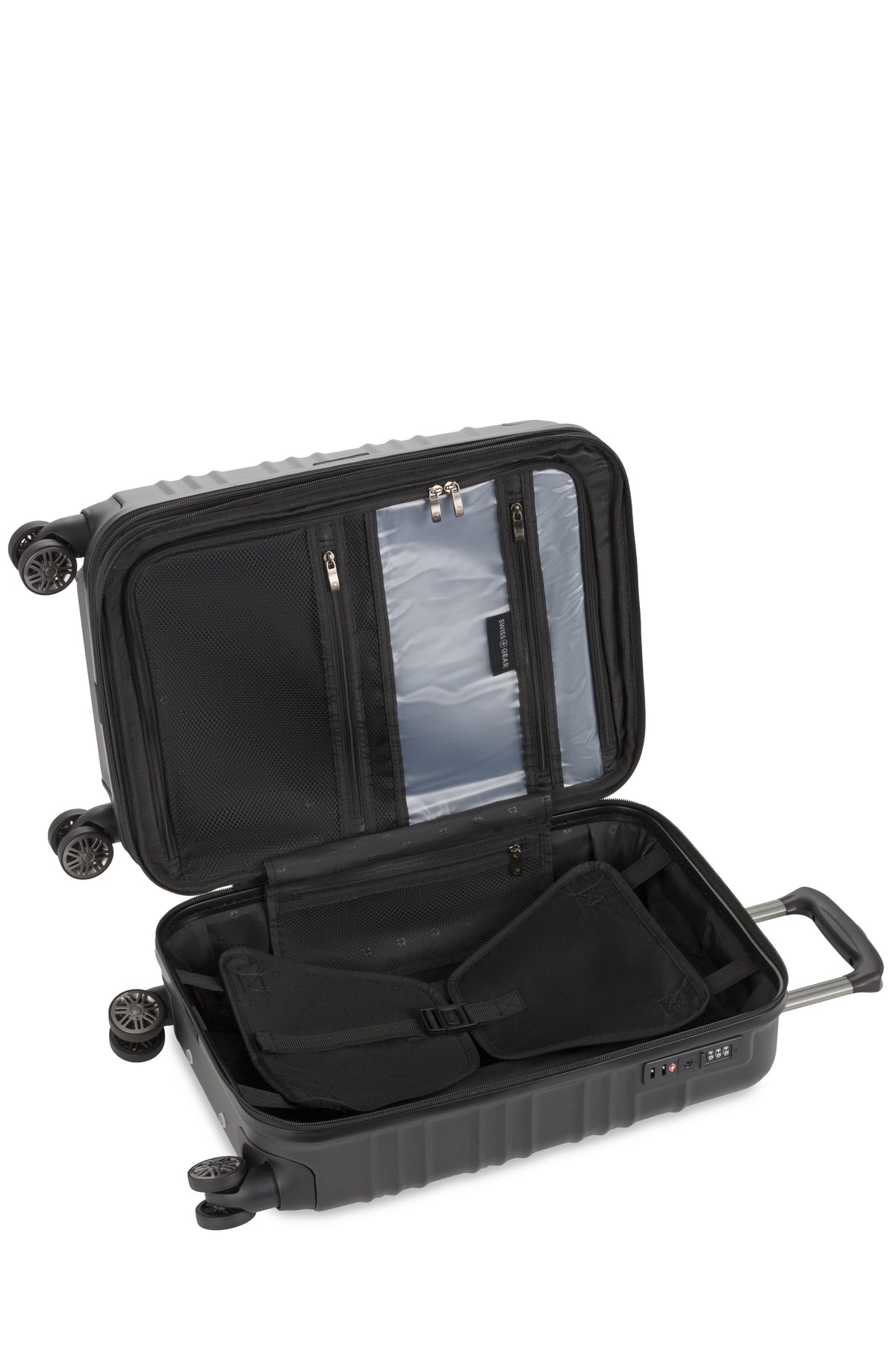 SWISSGEAR - Cascade II Carry On Spinner - Black - 04