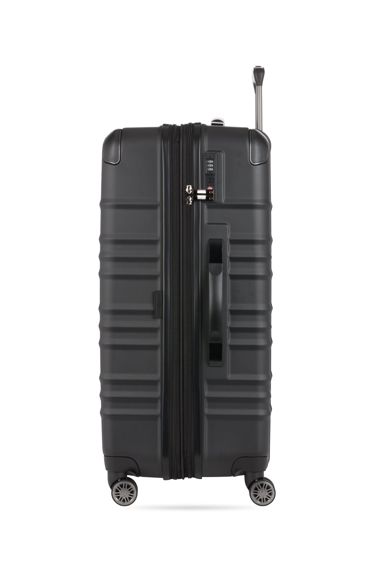 SWISSGEAR - Cascade II Large Checked Spinner - Black - 05