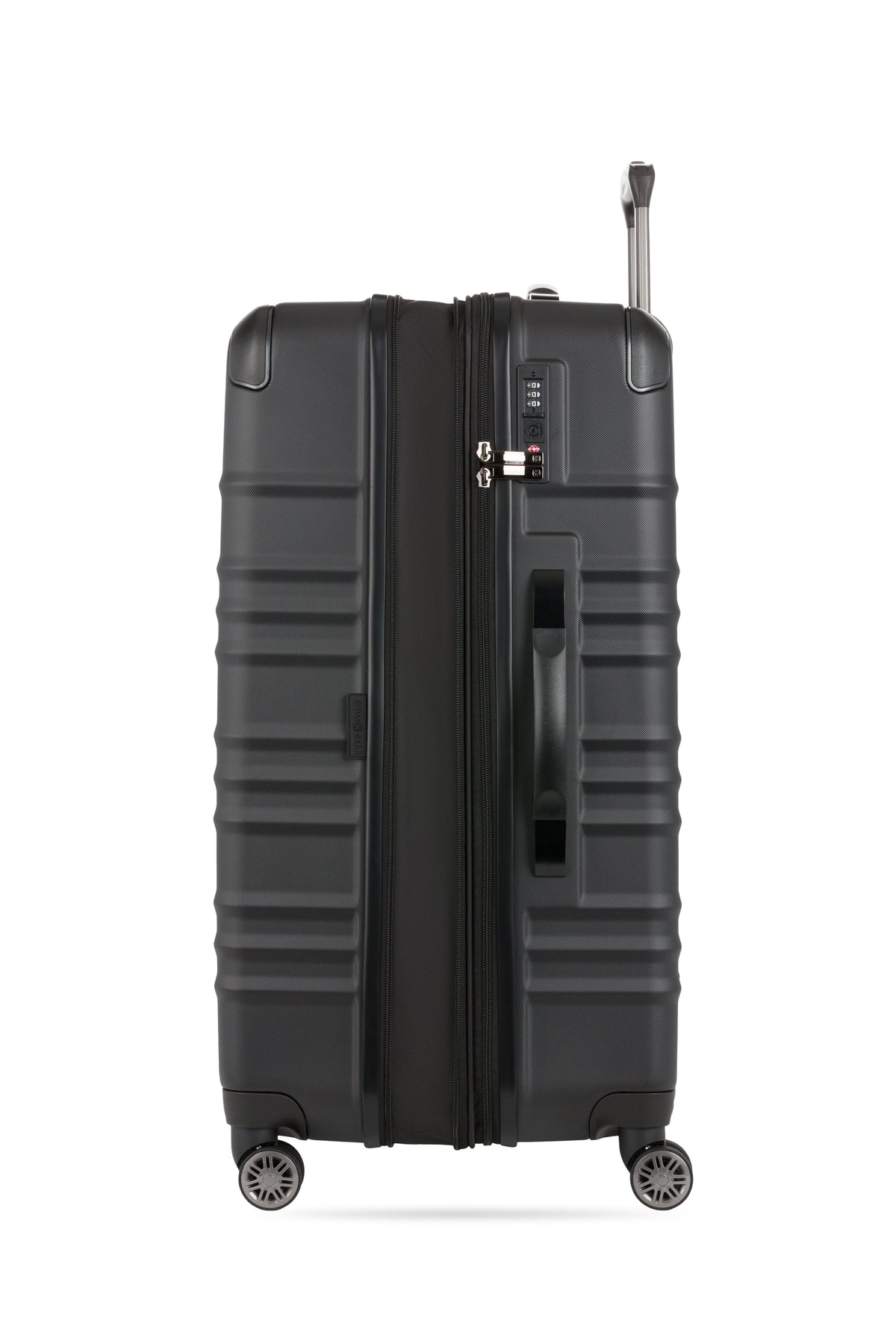 SWISSGEAR - Cascade II Large Checked Spinner - Black - 06