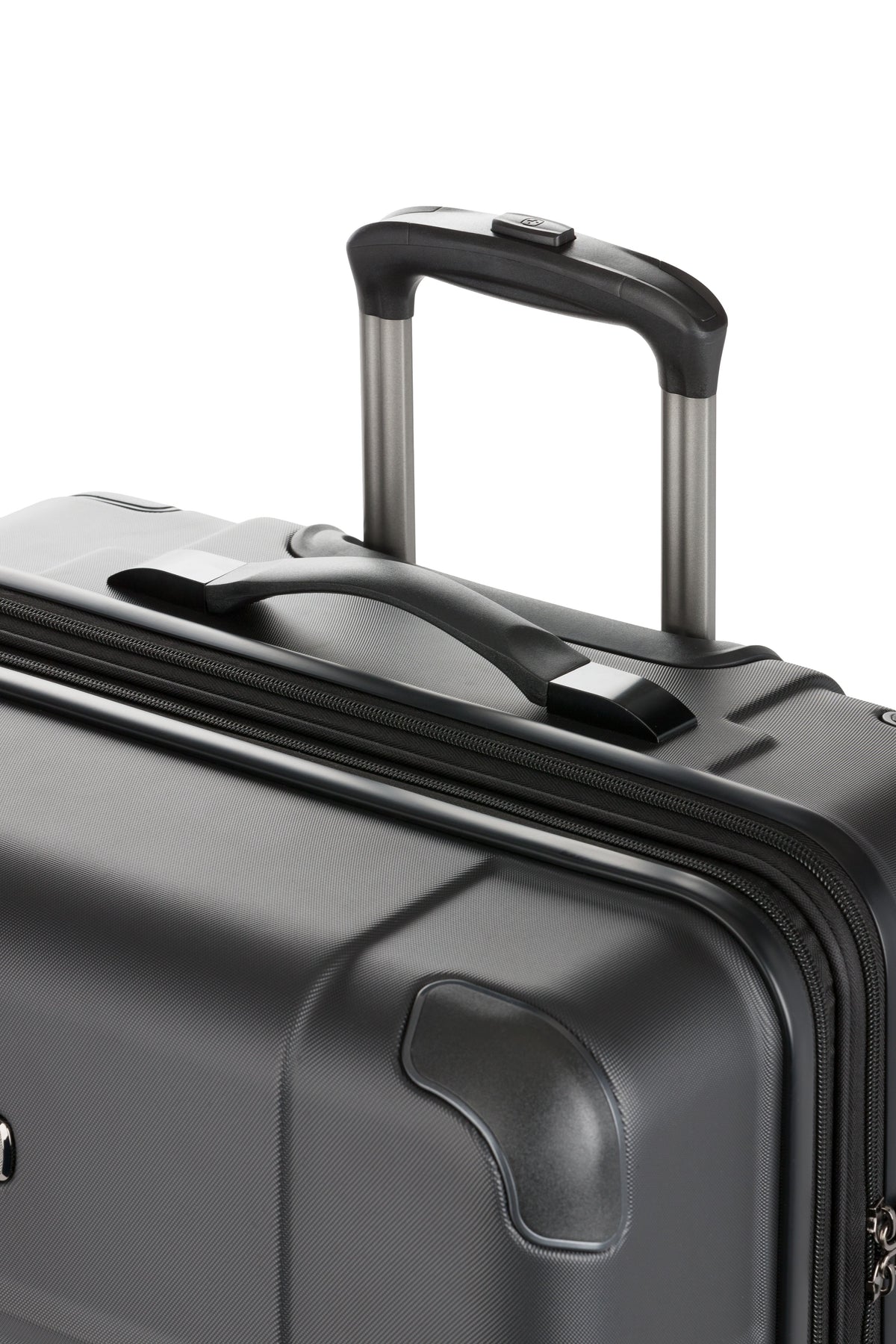 SWISSGEAR - Cascade II Large Checked Spinner - Black - 11