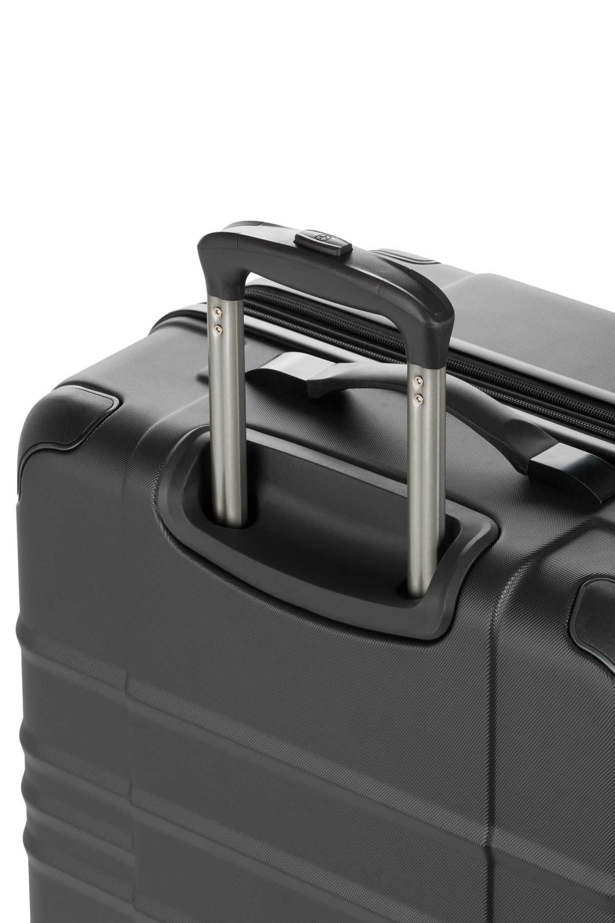 SWISSGEAR - Cascade II Large Checked Spinner - Black - 08