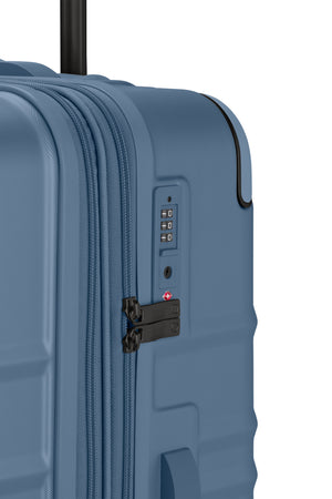 Coffret de 3 valises Spinner Cascade II de SWISSGEAR, couleur bleu pierre d'ameçon