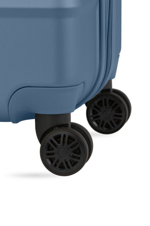 Coffret de 3 valises Spinner Cascade II de SWISSGEAR, couleur bleu pierre d'ameçon