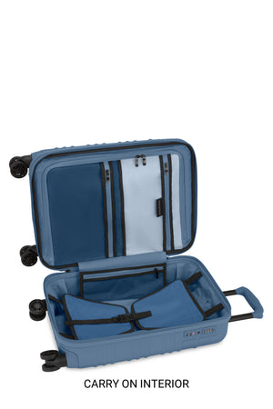 SWISSGEAR - Cascade II 3-Piece Spinner Set - Flintstone Blue - 09 #color_flintstone-blue