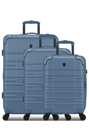 SWISSGEAR - Cascade II 3-Piece Spinner Set - Flintstone Blue - 11 #color_flintstone-blue