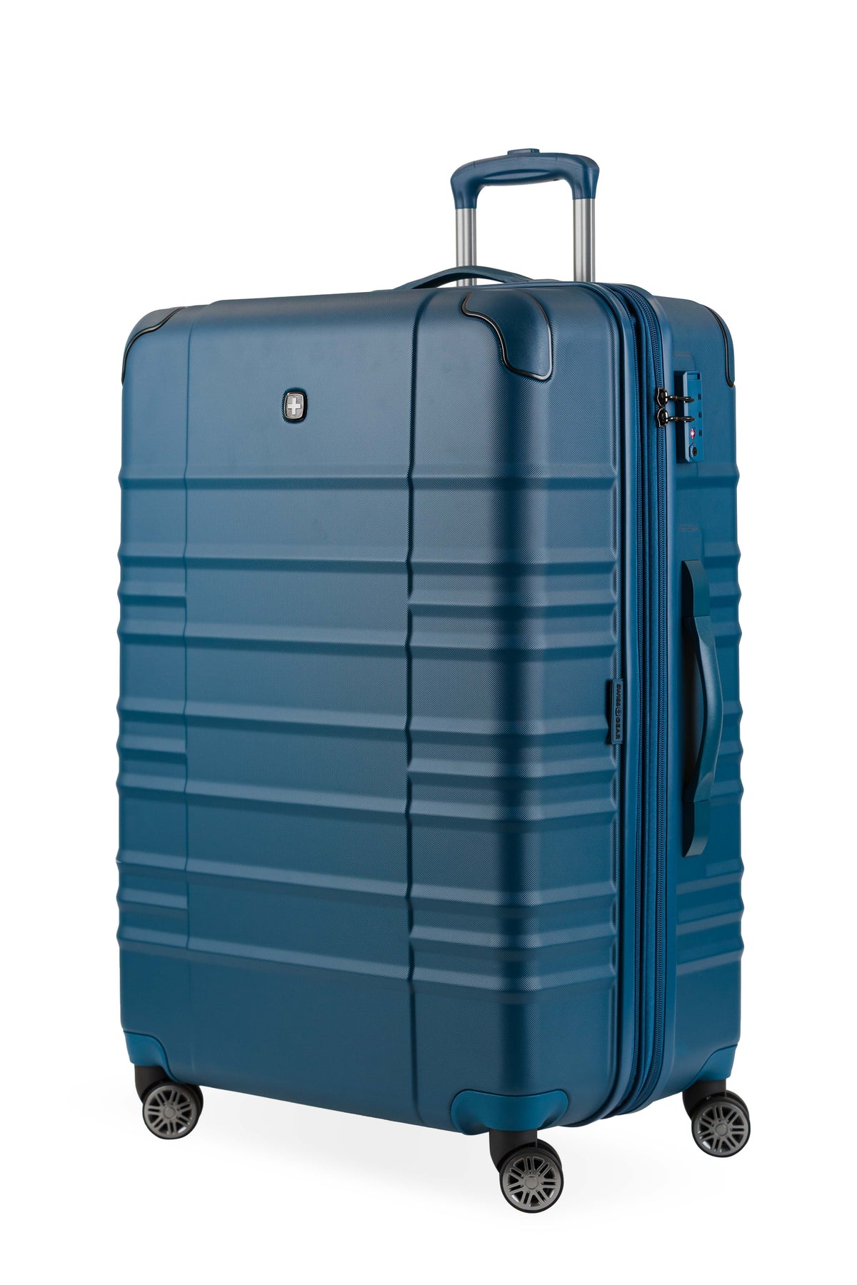 SWISSGEAR - Cascade II Large Checked Spinner - Atlas Blue - 01