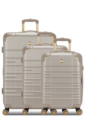 Coffret de 3 valises Spinner Cascade II de SWISSGEAR, couleur sable clair