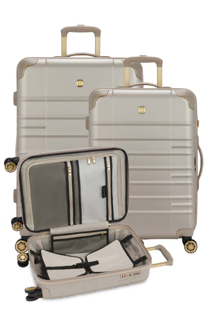 SWISSGEAR - Cascade II 3-Piece Spinner Set - Light Sand - 12 #color_light-sand