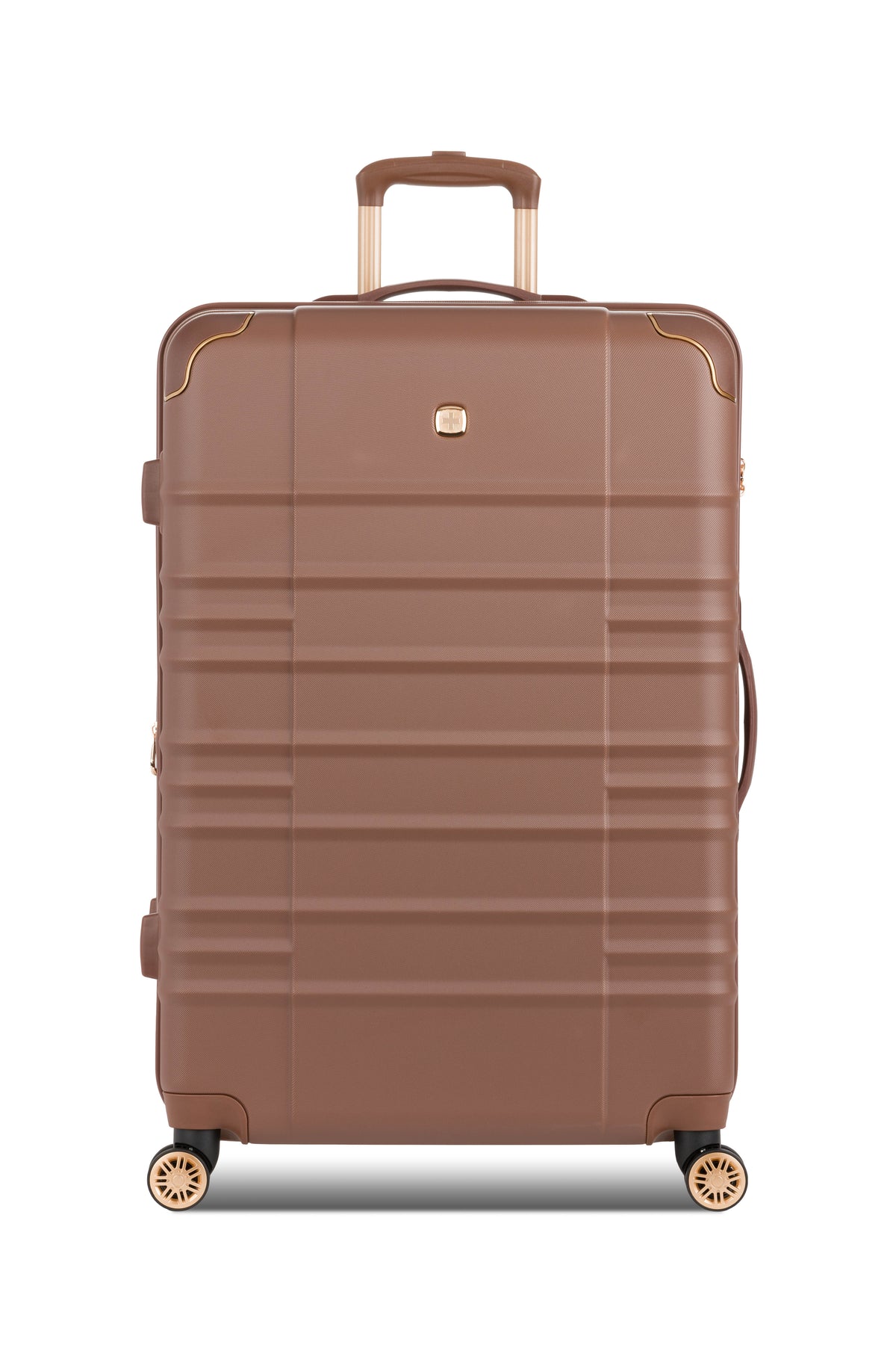 SWISSGEAR - Cascade II Large Checked Spinner - Maple Brown - 03