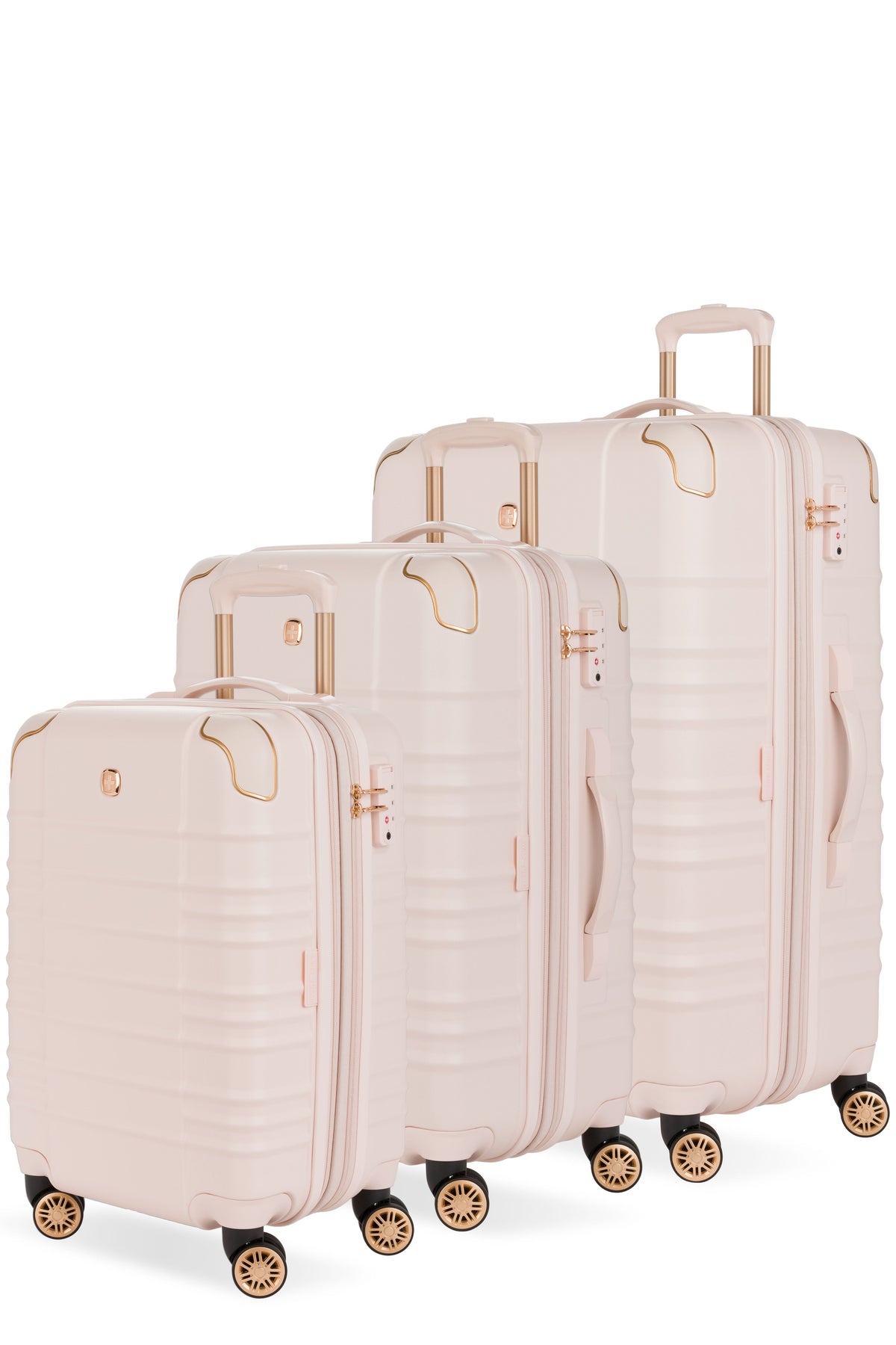 SWISSGEAR - Cascade II 3-Piece Spinner Set - (Copy) - Rose Pink - 01