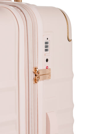 SWISSGEAR 8027 Large Checked Expandable Hardside Spinner Luggage - Rose