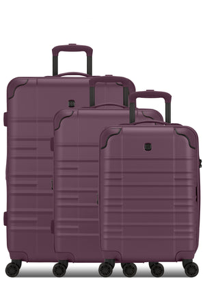 SWISSGEAR - Cascade II 3-Piece Spinner Set - Deep Purple - 11 #color_deep-purple