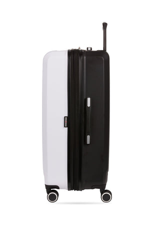 Swissgear 8028 Expandable Hardside Spinner 3pc Luggage Set - White/Black