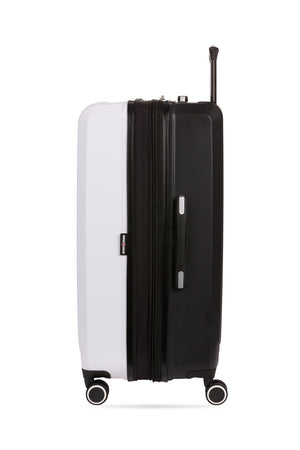 Swissgear 8028 Expandable Hardside Spinner 3pc Luggage Set - White/Black