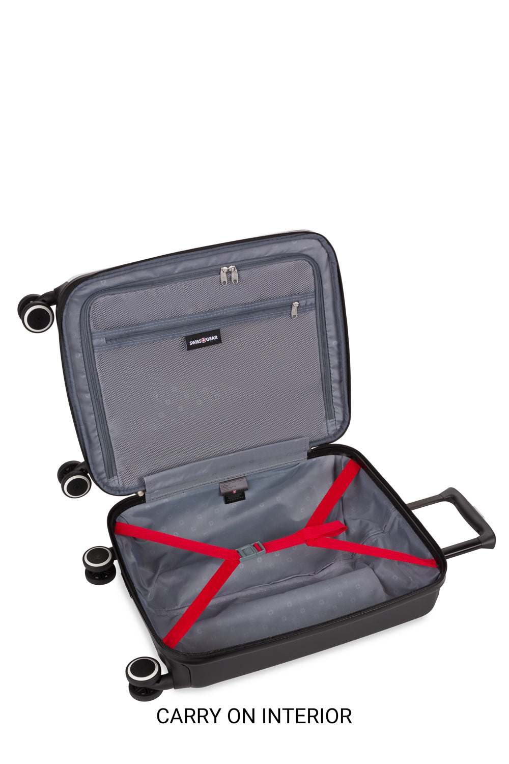 SWISSGEAR - Duet 3-Piece Spinner Set - White/Black - 06