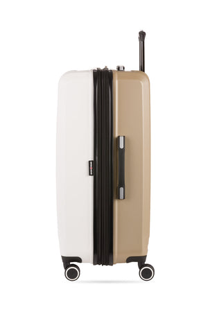 Swissgear 8028 3pc Expandable Hardside Spinner Luggage Set - Ivory/Taupe-Expands 2