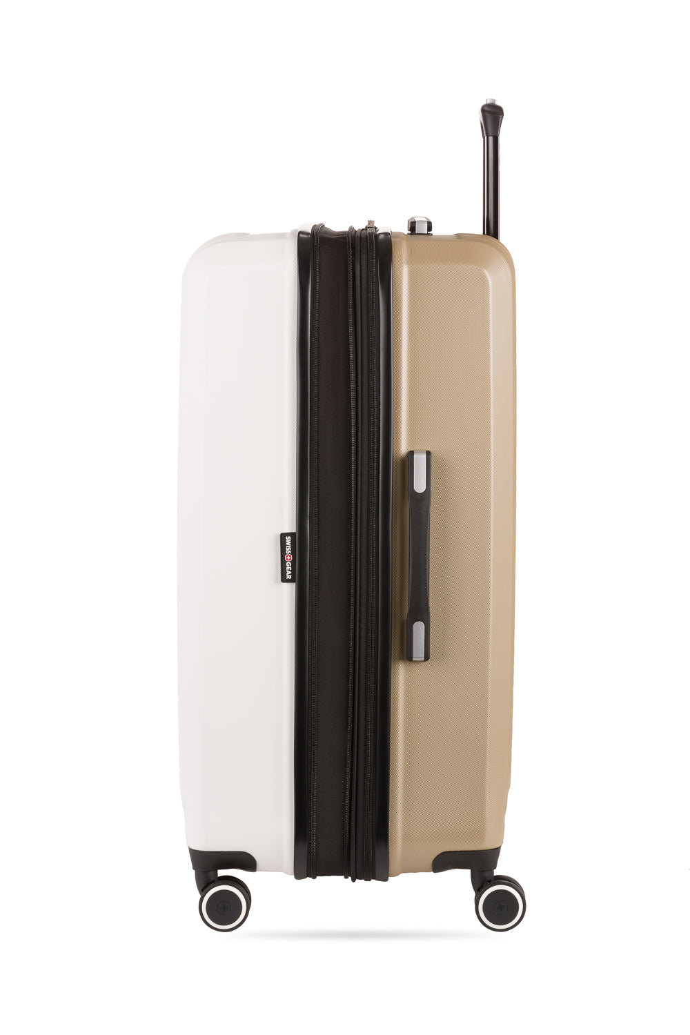 SWISSGEAR - Duet 3-Piece Spinner Set - Ivory/Taupe - 05