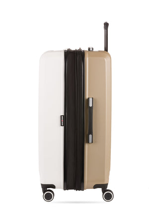 Swissgear 8028 3pc Expandable Hardside Spinner Luggage Set - Ivory/Taupe-Expands 2
