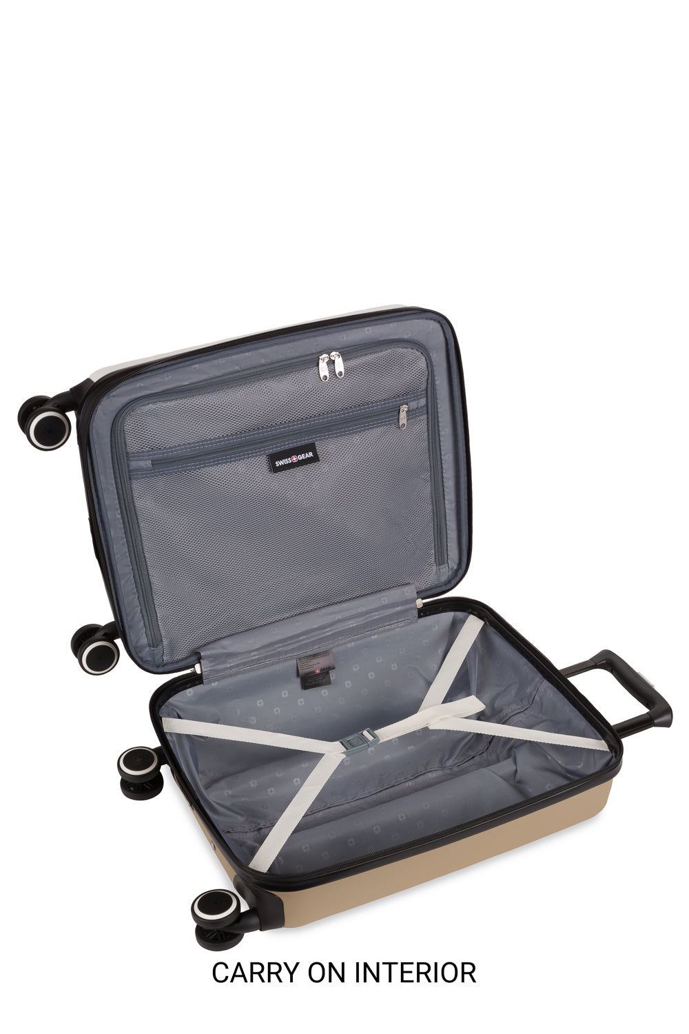 SWISSGEAR - Duet 3-Piece Spinner Set - Ivory/Taupe - 06