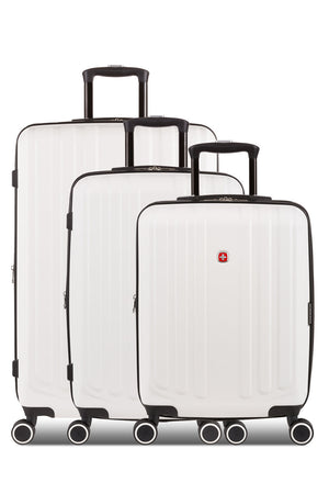 Swissgear 8028 3pc Expandable Hardside Spinner Luggage Set - Ivory/Taupe